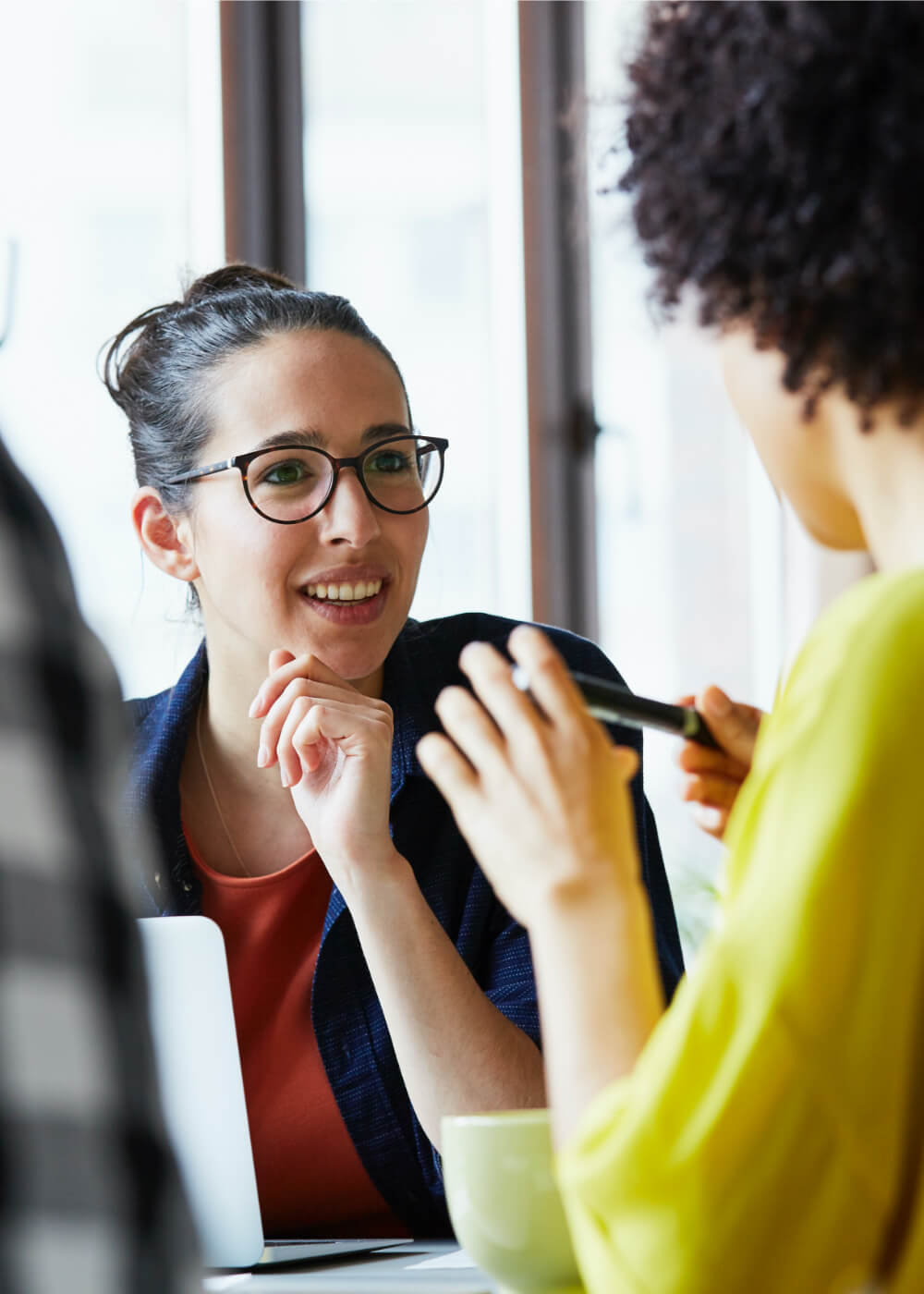 women talking