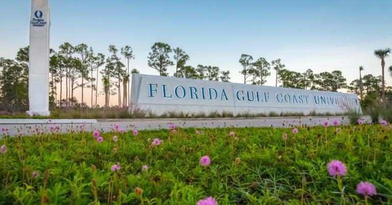 landscape image of FGCU's campus