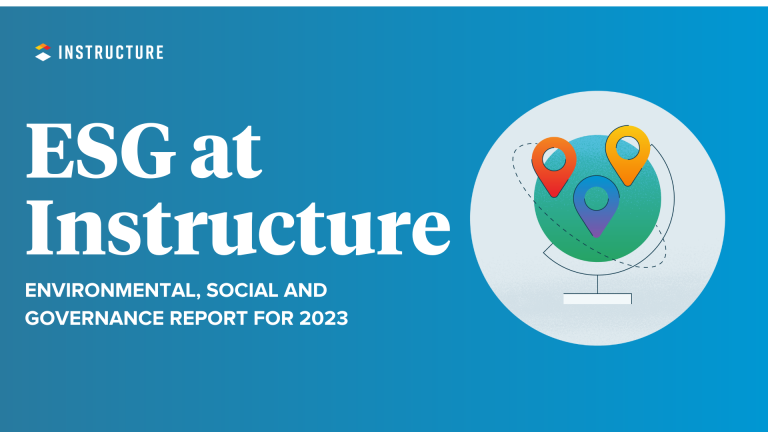 Instructure ESG report